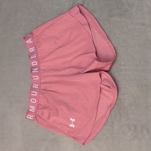 Underarmour Pink Running Shorts sz S
